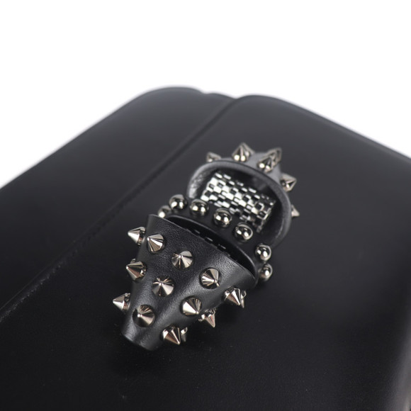 Christian Louboutin Shoulder Bag Chain Leather Black - Picture 6 of 8